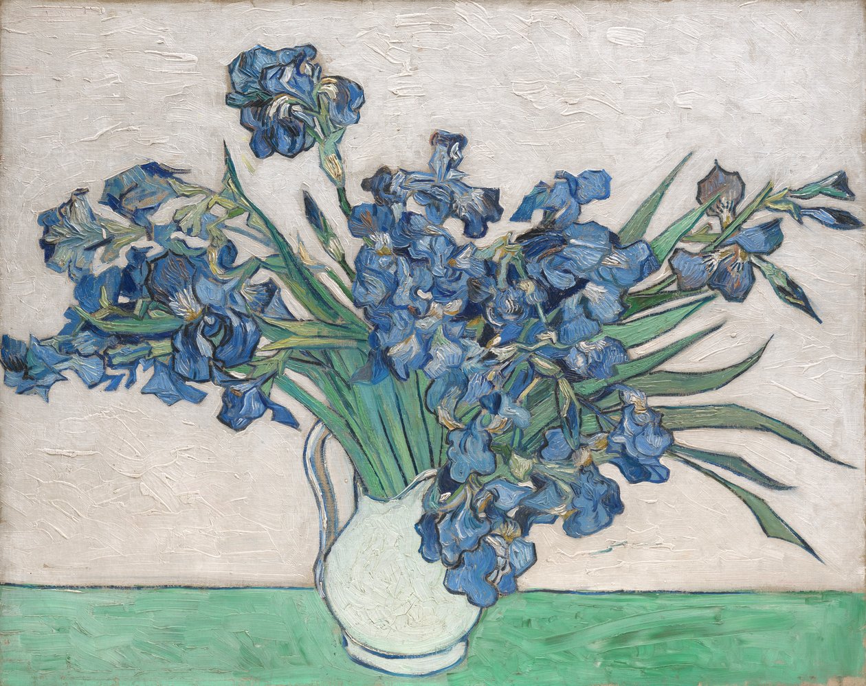 Íriszek, 1890. alkotó: Vincent van Gogh