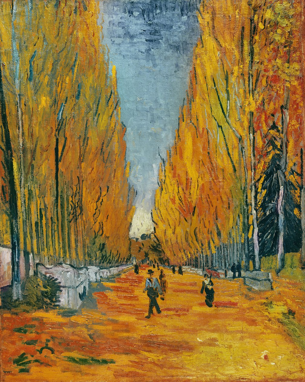 Alyscamps sikátora, Arles, 1888 alkotó: Vincent van Gogh