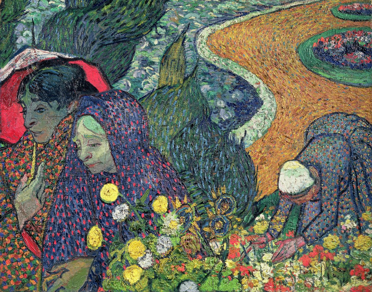 Ladies of Arles (Memories of the Garden at Etten) alkotó: Vincent van Gogh
