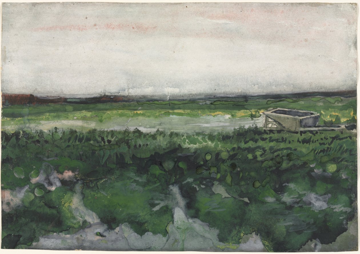 Tájkép talicskával alkotó: Vincent van Gogh