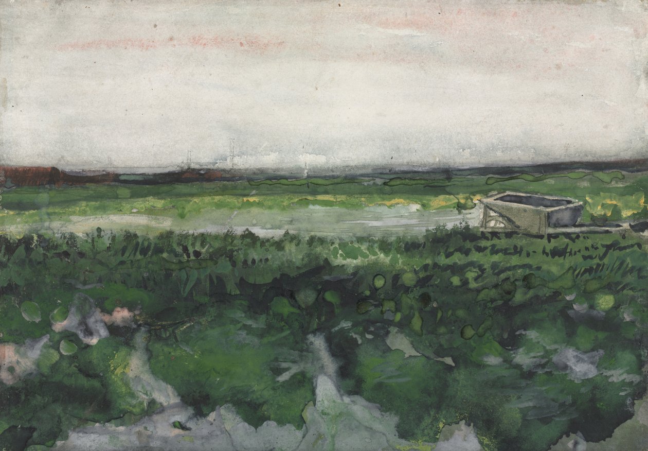Táj talicskával, 1883 alkotó: Vincent van Gogh