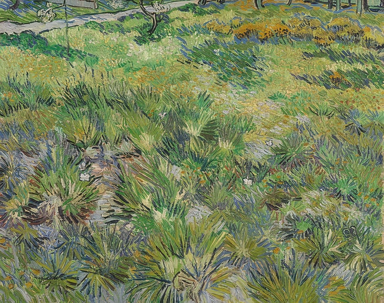 Hosszú fű pillangókkal. 1890 alkotó: Vincent van Gogh
