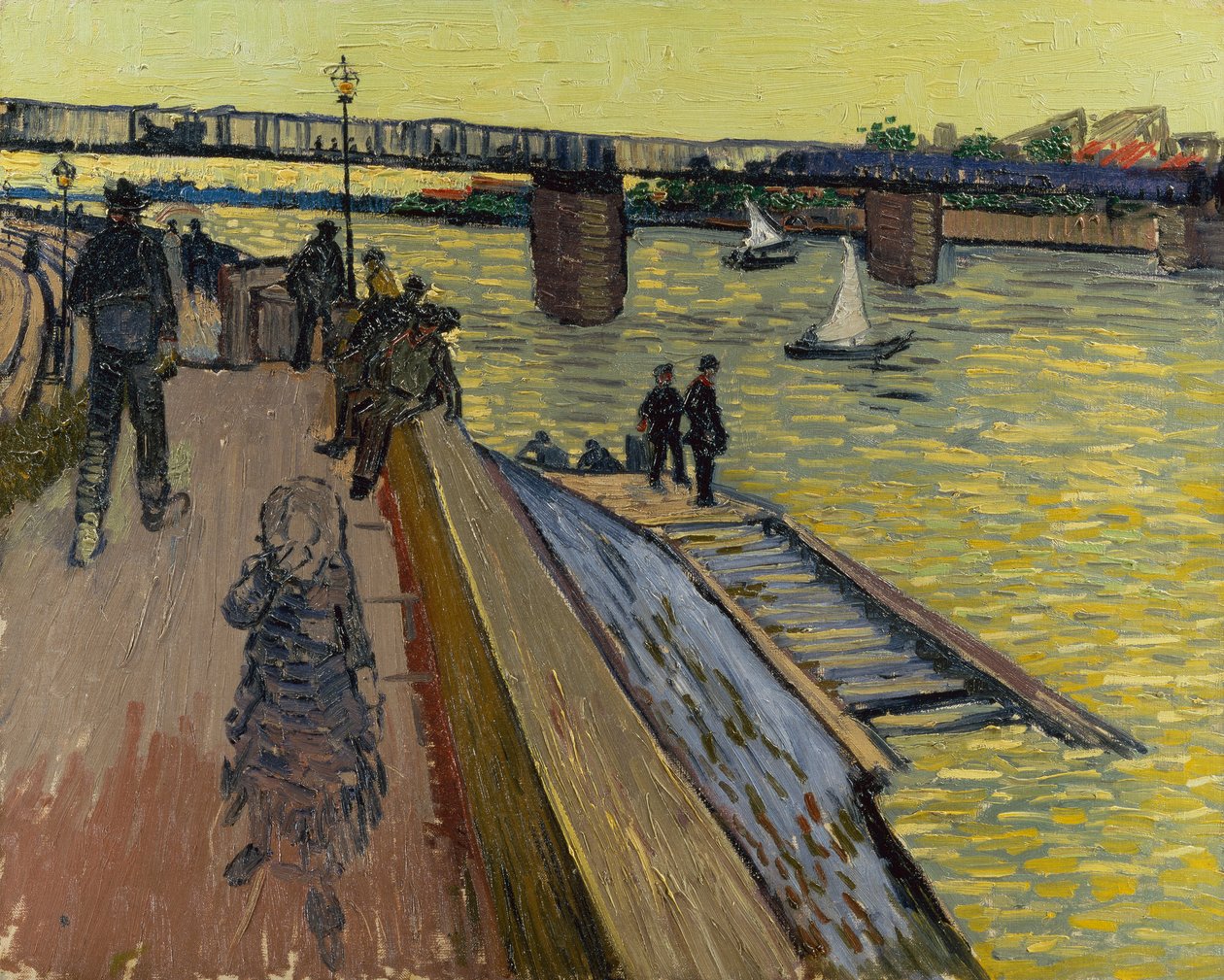 A Trinquetaille-híd Arles-ban alkotó: Vincent van Gogh