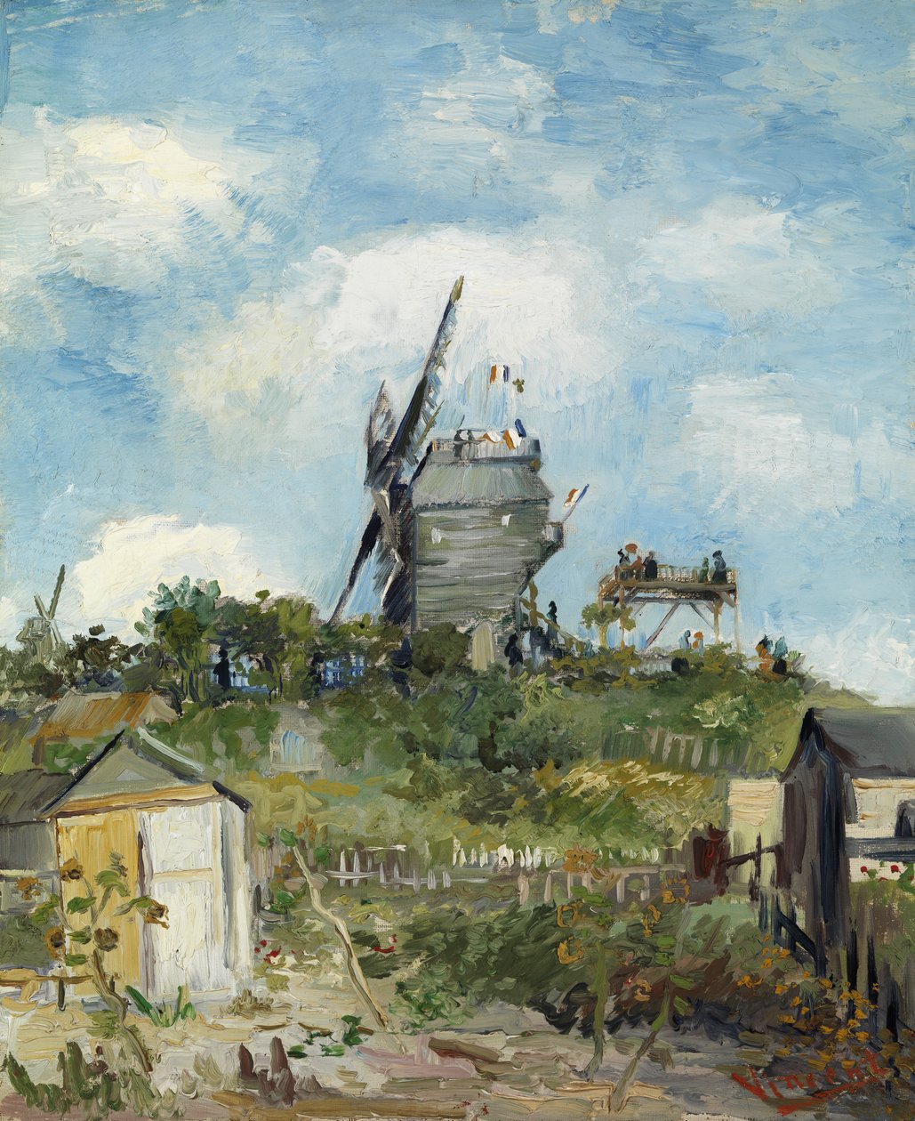 Le Moulin de Blute-Fin, Montmartre alkotó: Vincent van Gogh