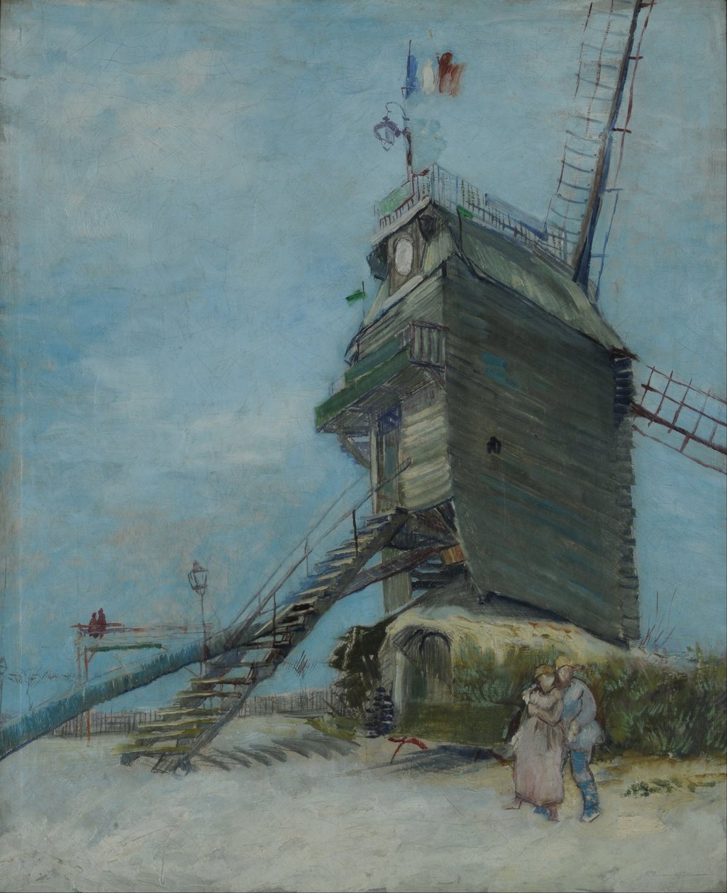 A Moulin de la Galette, Montmartre, Párizs, 1886-87 körül (olaj, vászon) alkotó: Vincent van Gogh