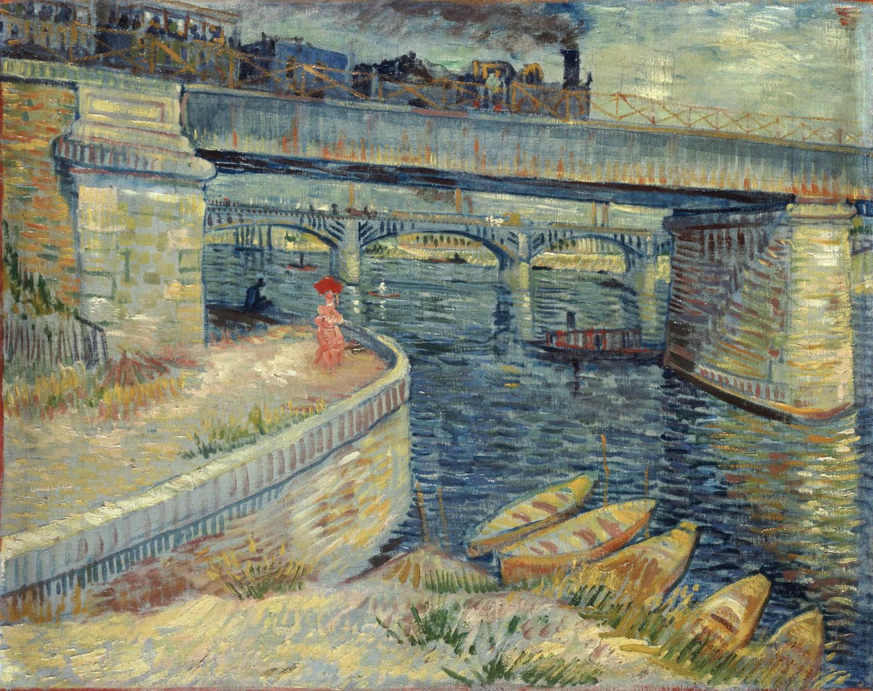 Asnières hídjai, 1887. alkotó: Vincent van Gogh