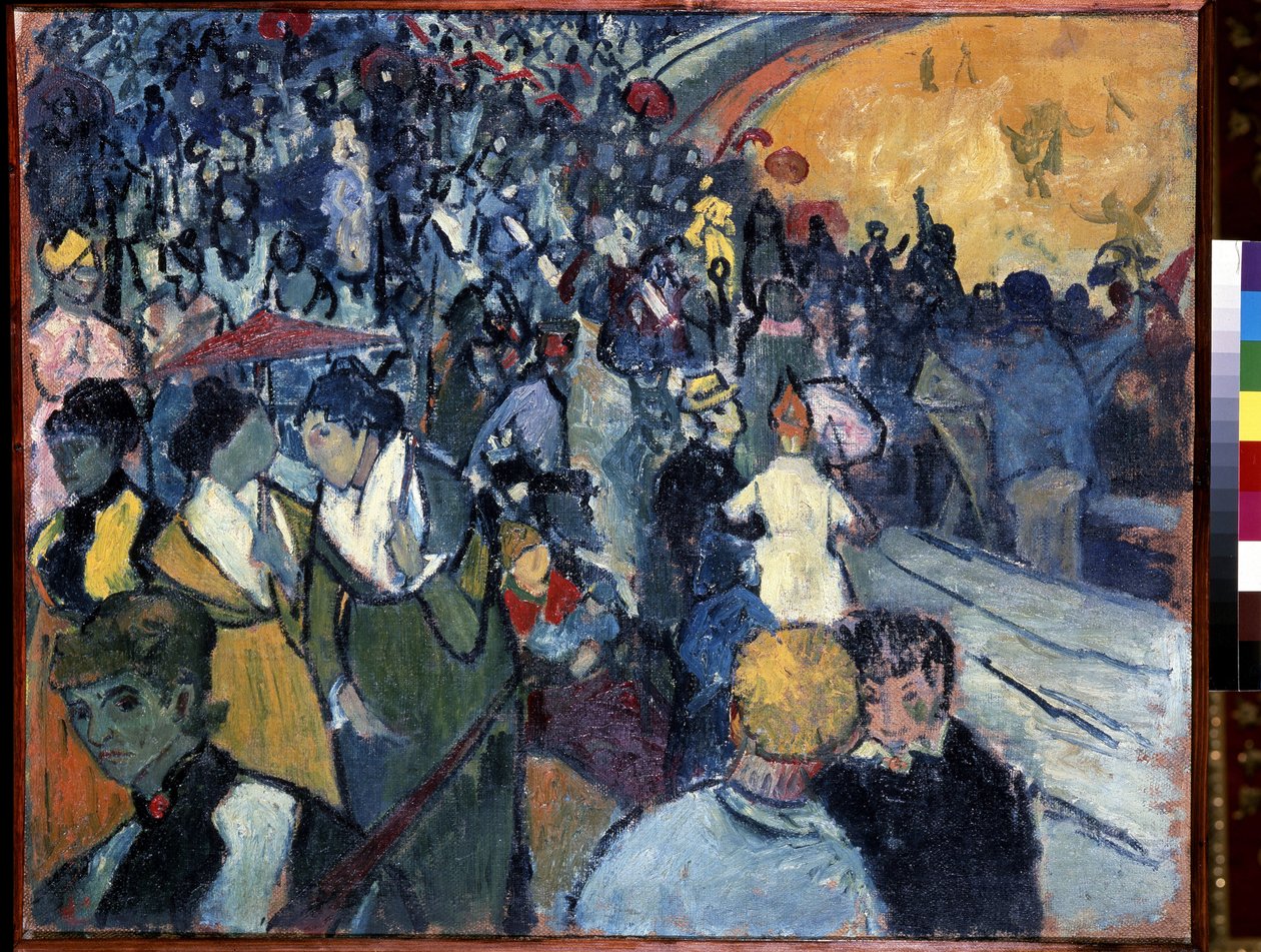 Arénák Arles-ban. Vincent Van Gogh (1853-1890) festménye alkotó: Vincent van Gogh