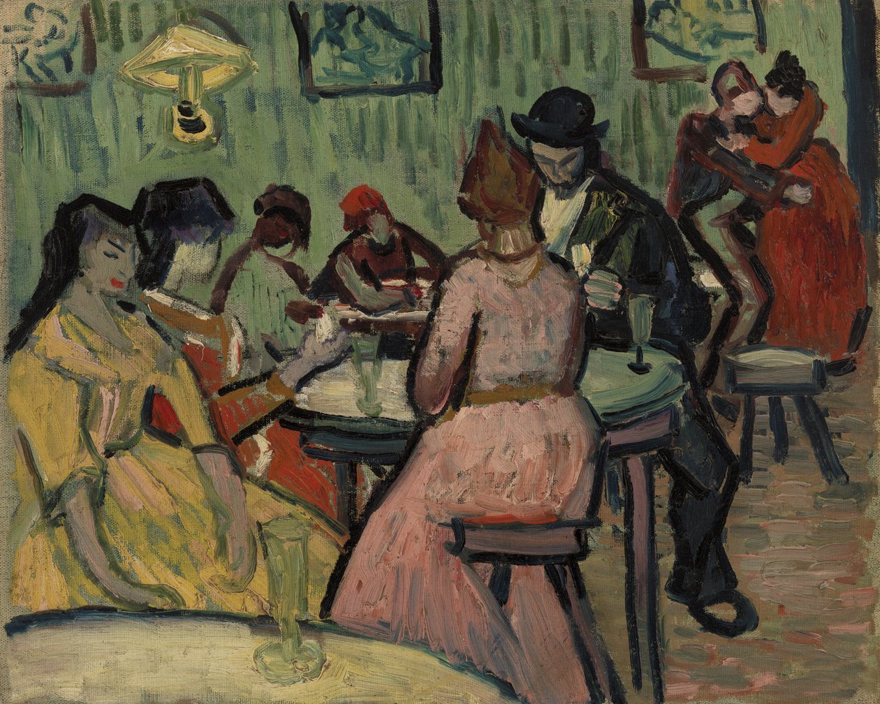 Lupanar: Bordély-jelenet (olaj, vászon) alkotó: Vincent van Gogh