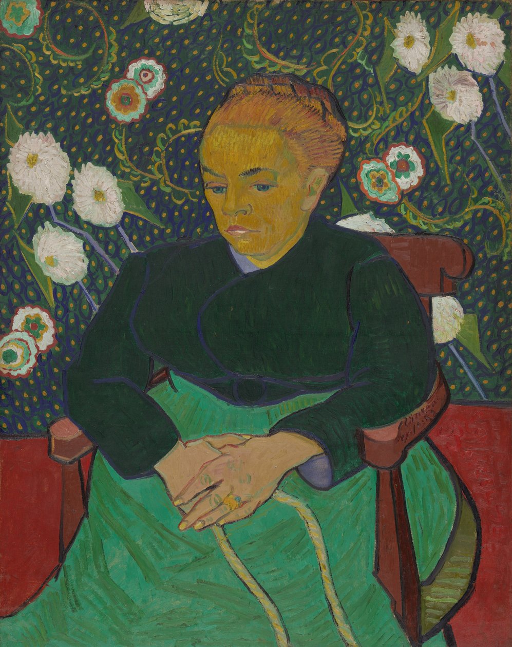 Madame Roulin ringatja a bölcsőt (La berceuse) alkotó: Vincent van Gogh