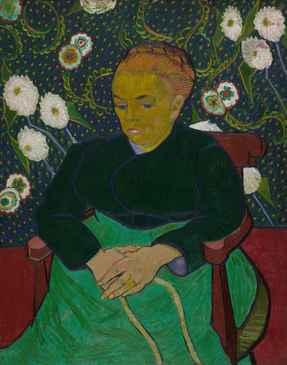 Madame Roulin a bölcsőt ringató La berceuse, 1889. alkotó: Vincent van Gogh