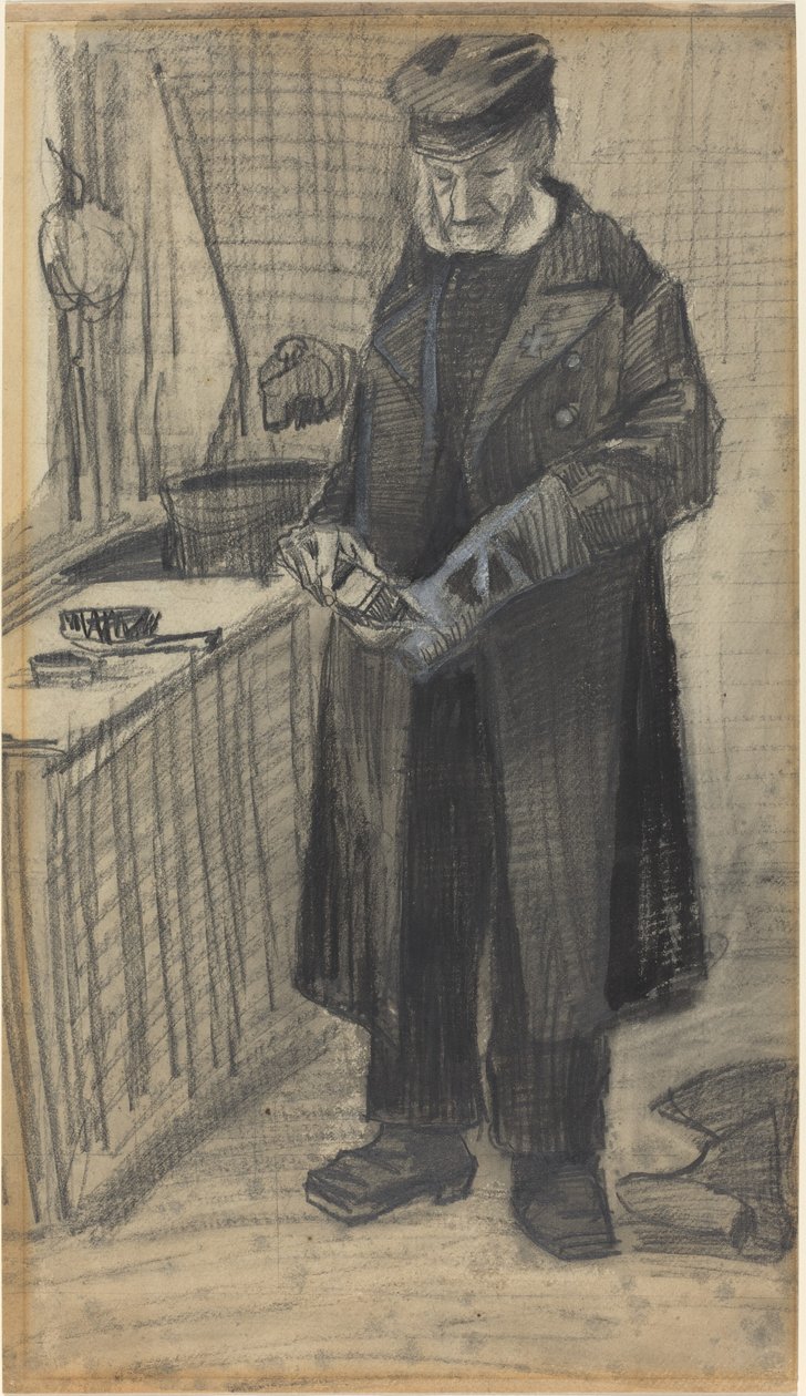 Férfi csizmát csiszol alkotó: Vincent van Gogh