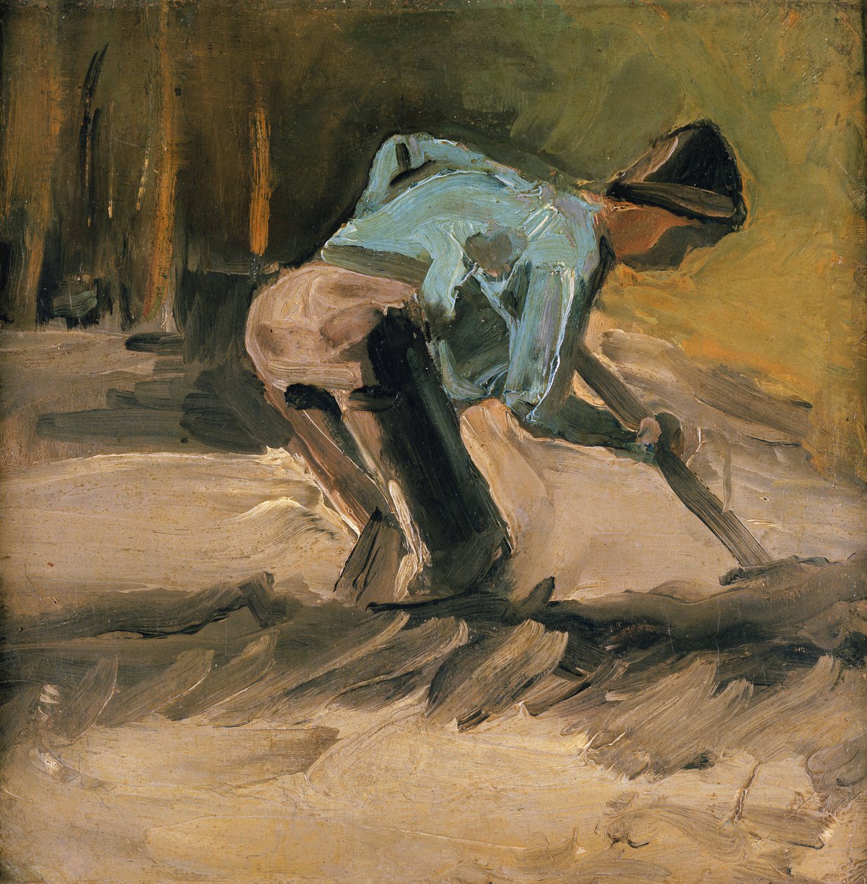 Munkahelyi ember, 1883 körül alkotó: Vincent van Gogh