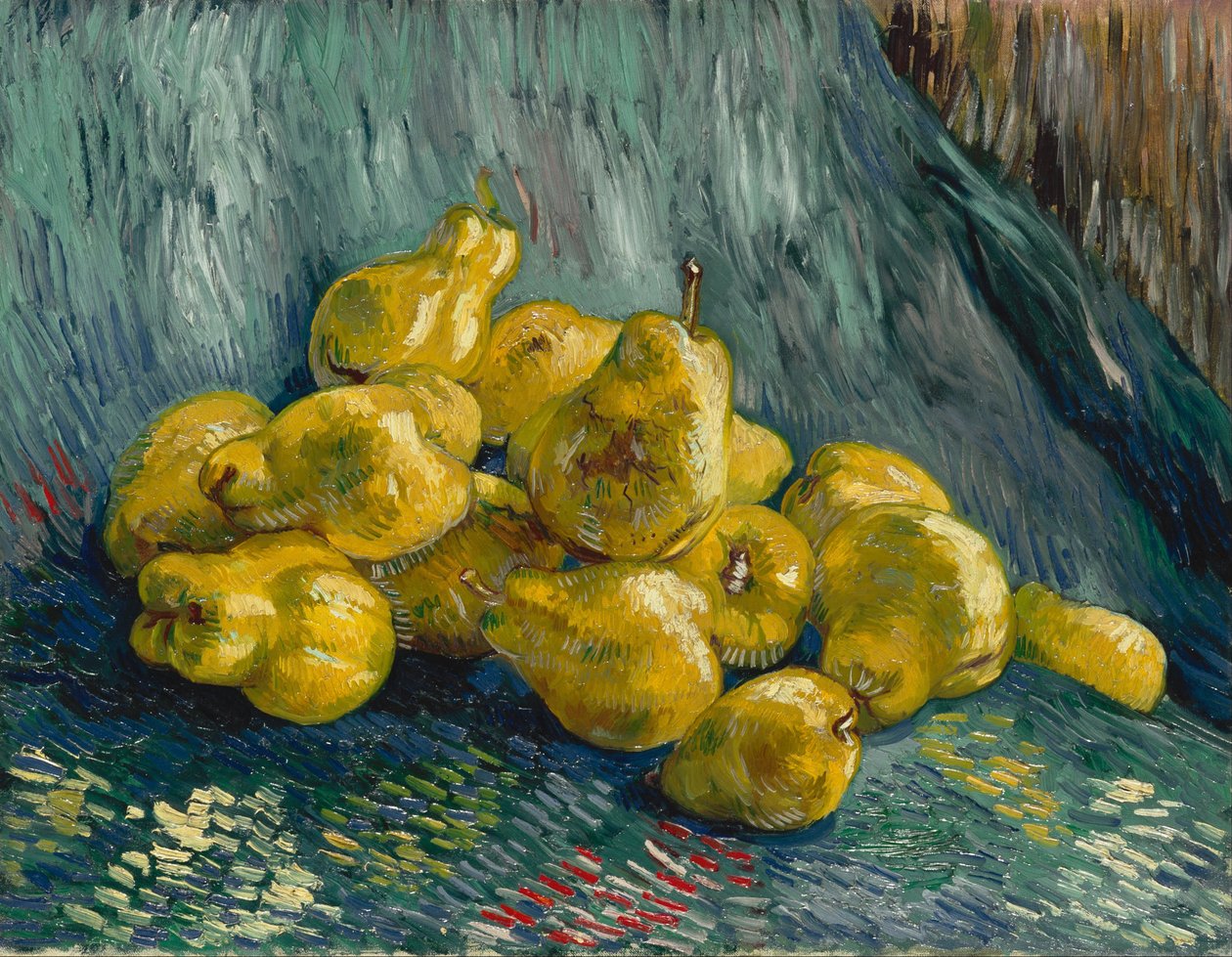 "Csendélet birsalmákkal" (Csendélet birsalmákkal) Vincent van Gogh (1853-1890) festménye 1887-1888 Drezdai Állami Művészeti Gyűjtemények alkotó: Vincent van Gogh