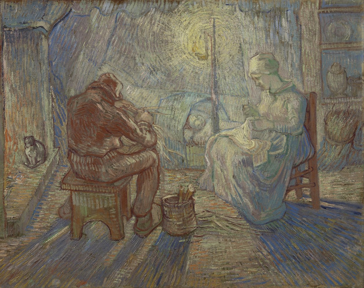 Éjszaka (Millet nyomán) alkotó: Vincent van Gogh