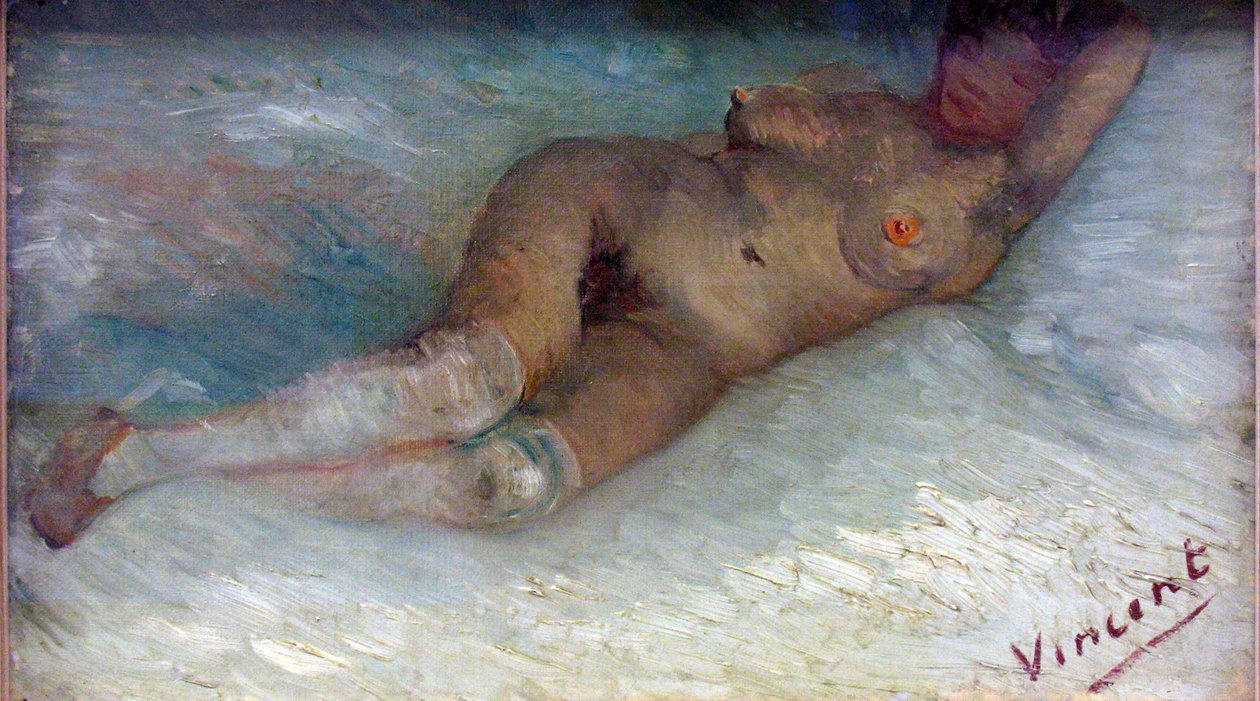 "Nu couche" (fekvő akt) Vincent van Gogh (1853-1890) Peinture 1887 kroller-muller Museum Otterlo, Pays-Bas alkotó: Vincent van Gogh
