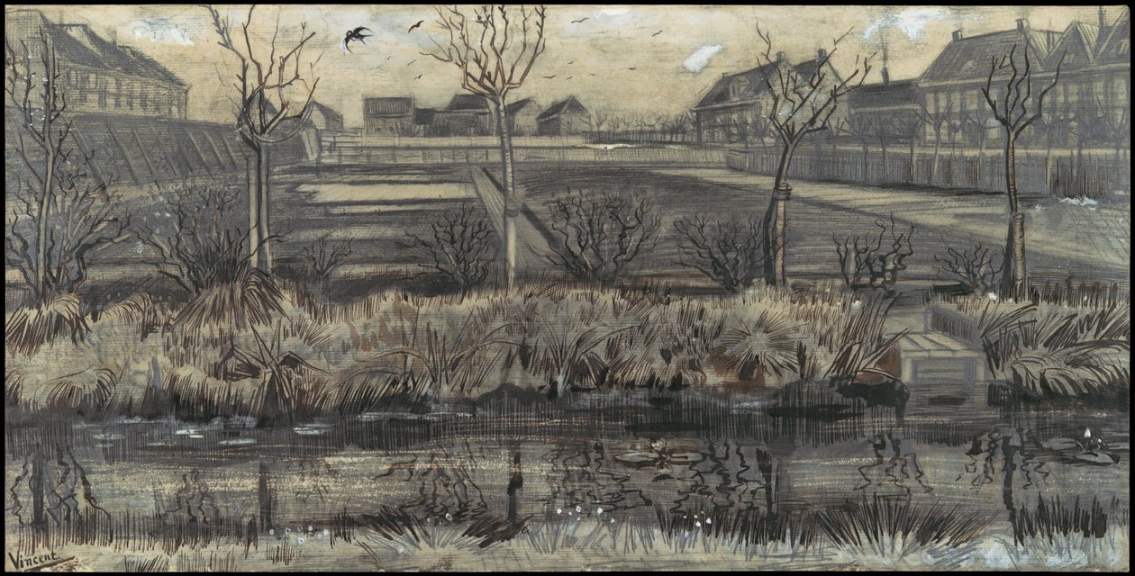 Faiskola a Schenkwegen alkotó: Vincent van Gogh
