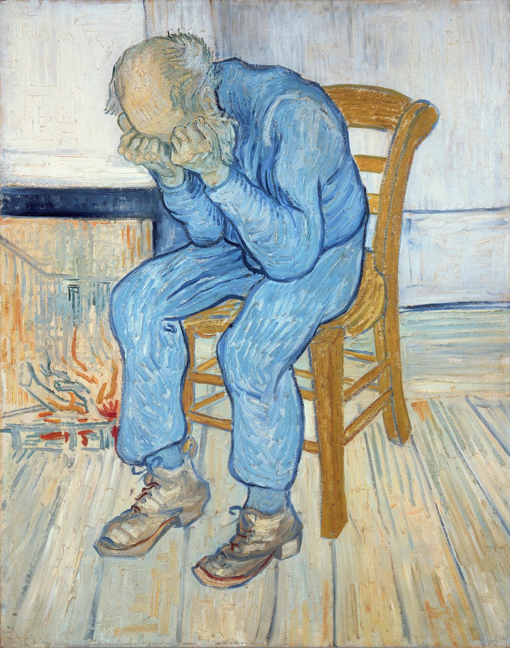Öreg bánatban (Az örökkévalóság küszöbén) 1890 alkotó: Vincent van Gogh