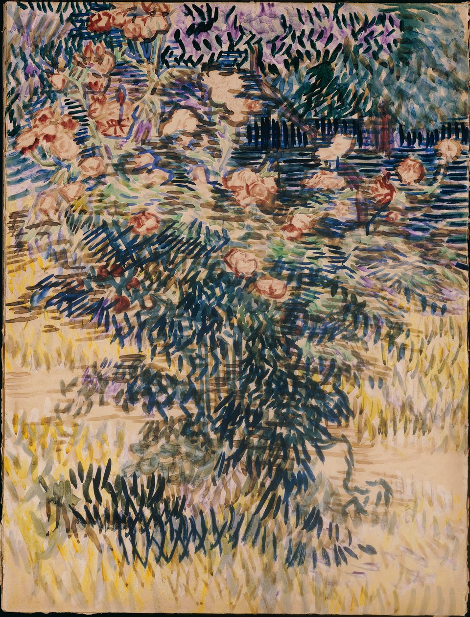 Oleanders, a Saint-Remy-i Kórház kertje, 1889 alkotó: Vincent van Gogh