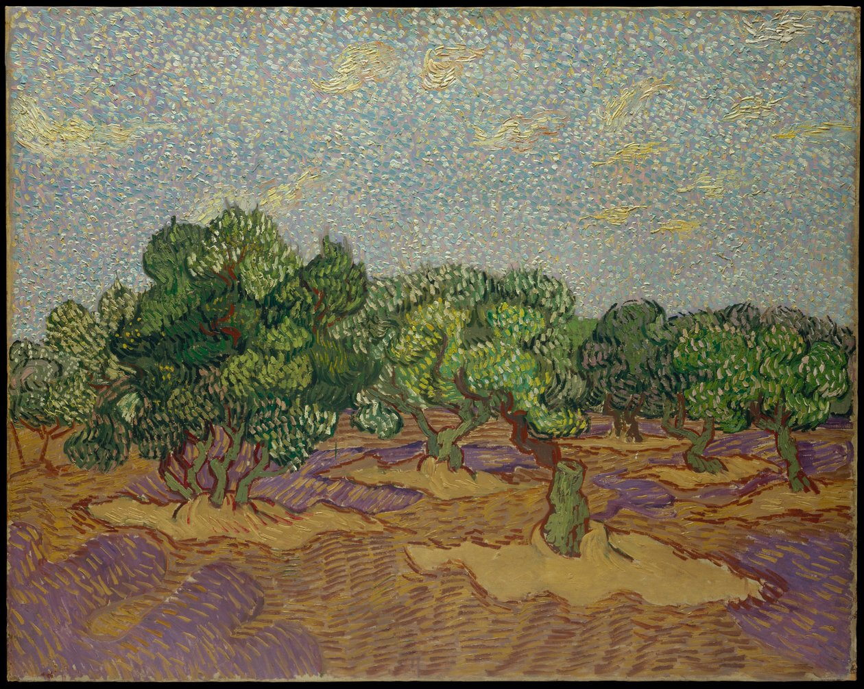 Olajfák alkotó: Vincent van Gogh