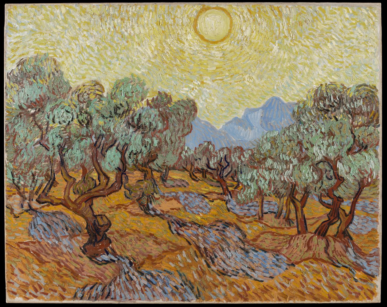 Olajfák alkotó: Vincent van Gogh