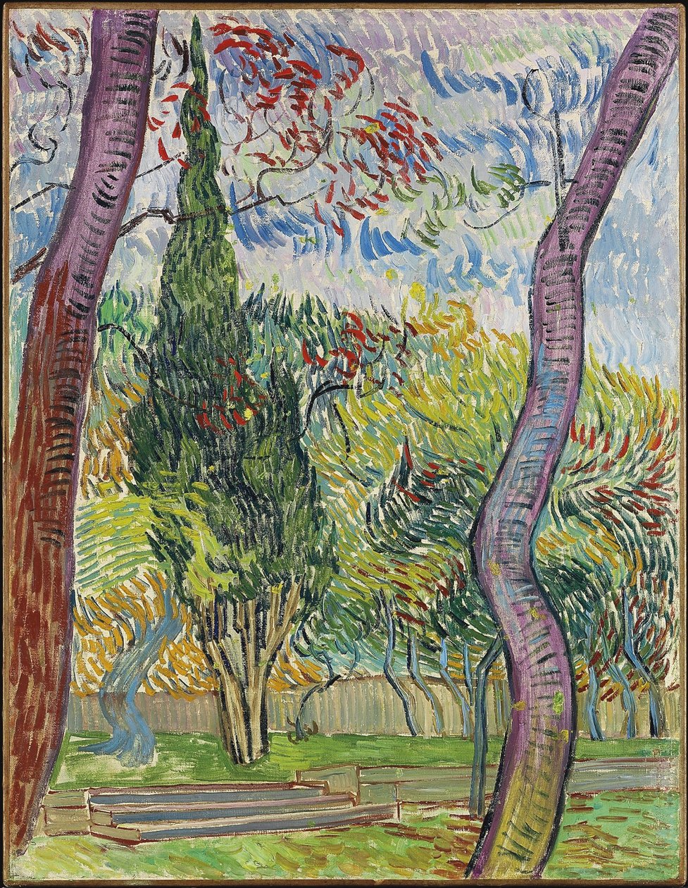 Saint-Paul Kórház Park, 1889 alkotó: Vincent van Gogh