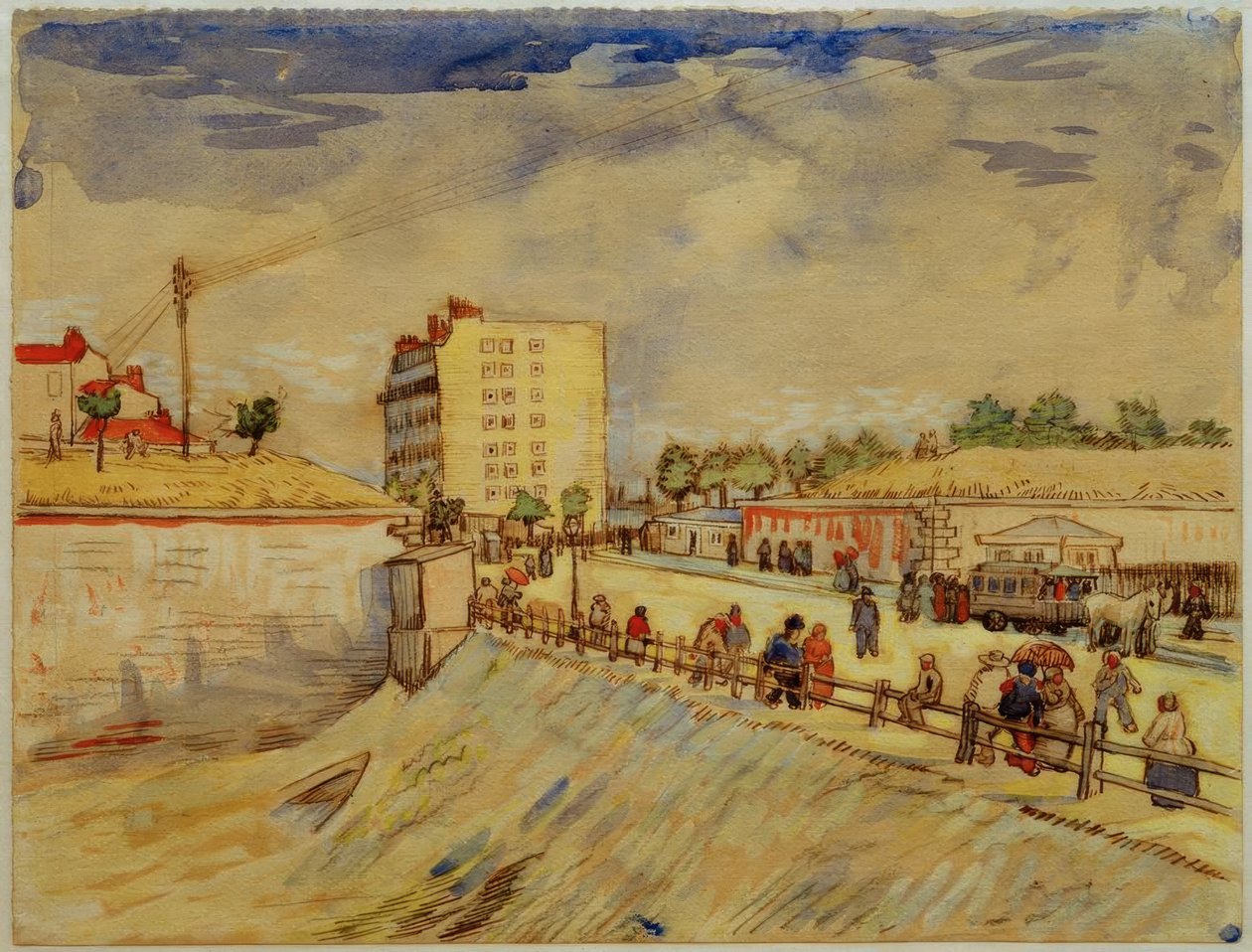 Párizs városkapuja alkotó: Vincent van Gogh