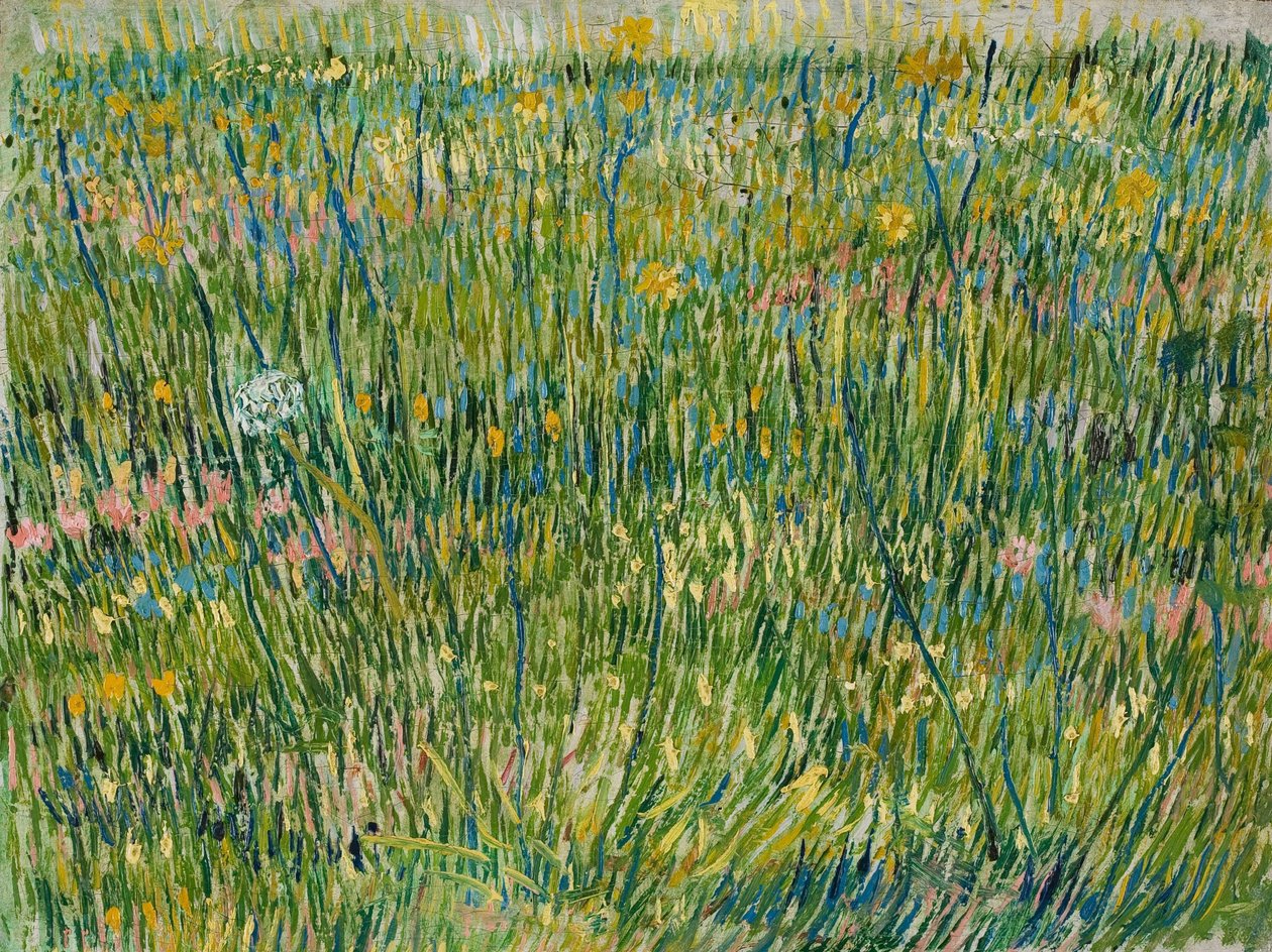 Fűfolt, 1887. április-június (olaj, vászon) alkotó: Vincent van Gogh