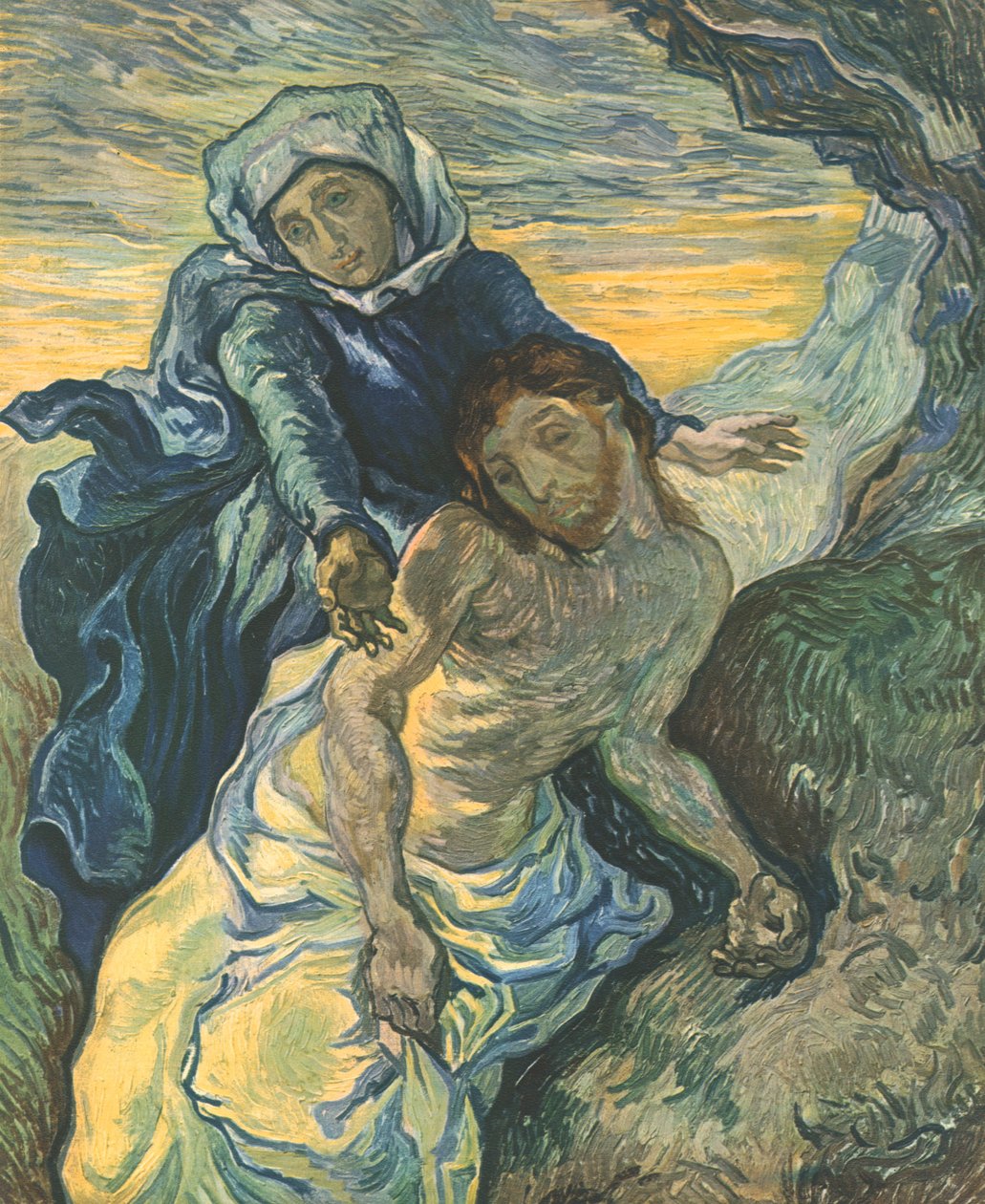 Pietà Delacroix után, 1889. szeptember, 1947. alkotó: Vincent van Gogh