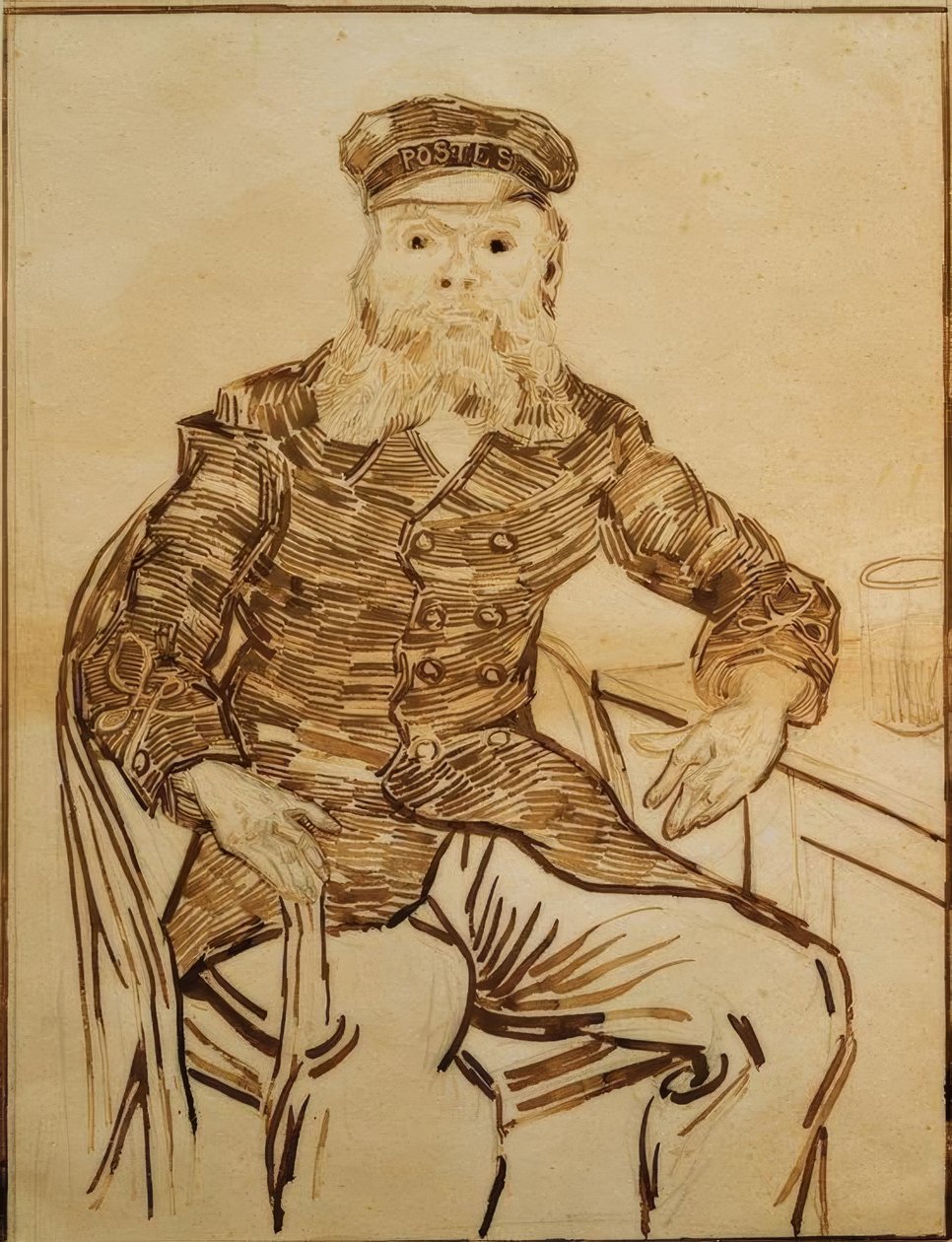 Joseph Roulin portréja alkotó: Vincent van Gogh