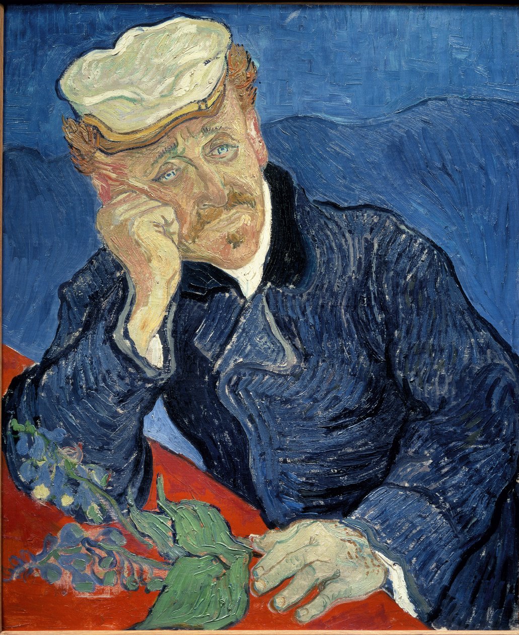 Doktor Paul Gachet portréja - olaj, vászon alkotó: Vincent van Gogh