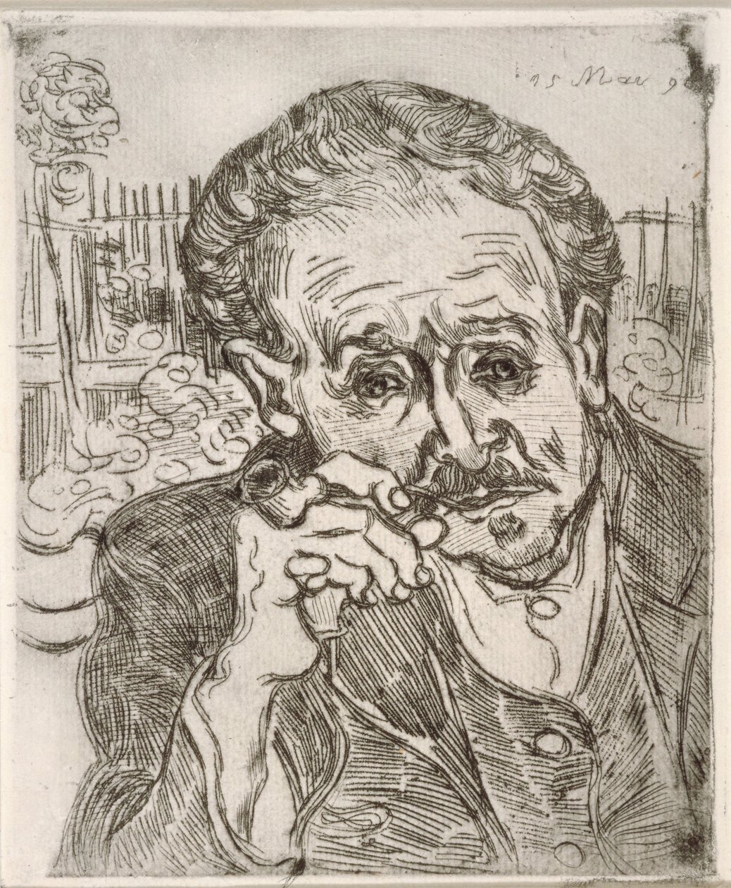 Dr. Gachet portréja (Auvers-sur-Oise) alkotó: Vincent van Gogh