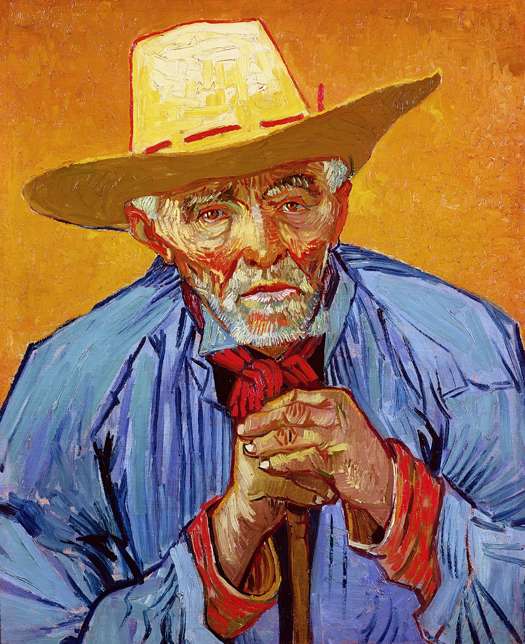 A Patience lépcsőház portréja, 1888 alkotó: Vincent van Gogh