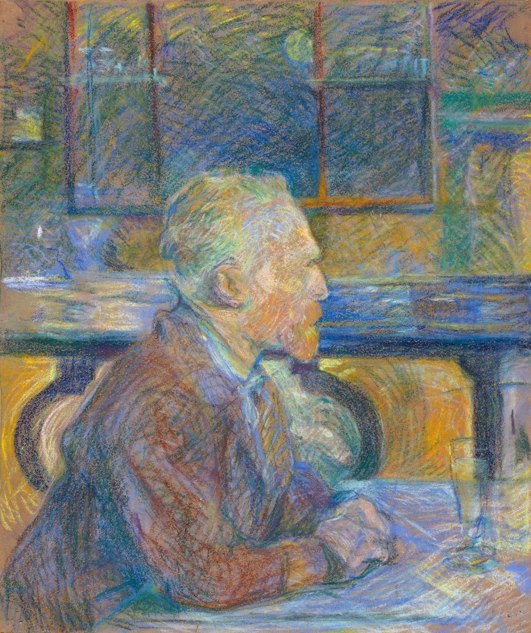 Vincent van Gogh (1853-1890) portréja, Toulouse-Lautrec, Henri, de (1864-1901) alkotó: Vincent van Gogh