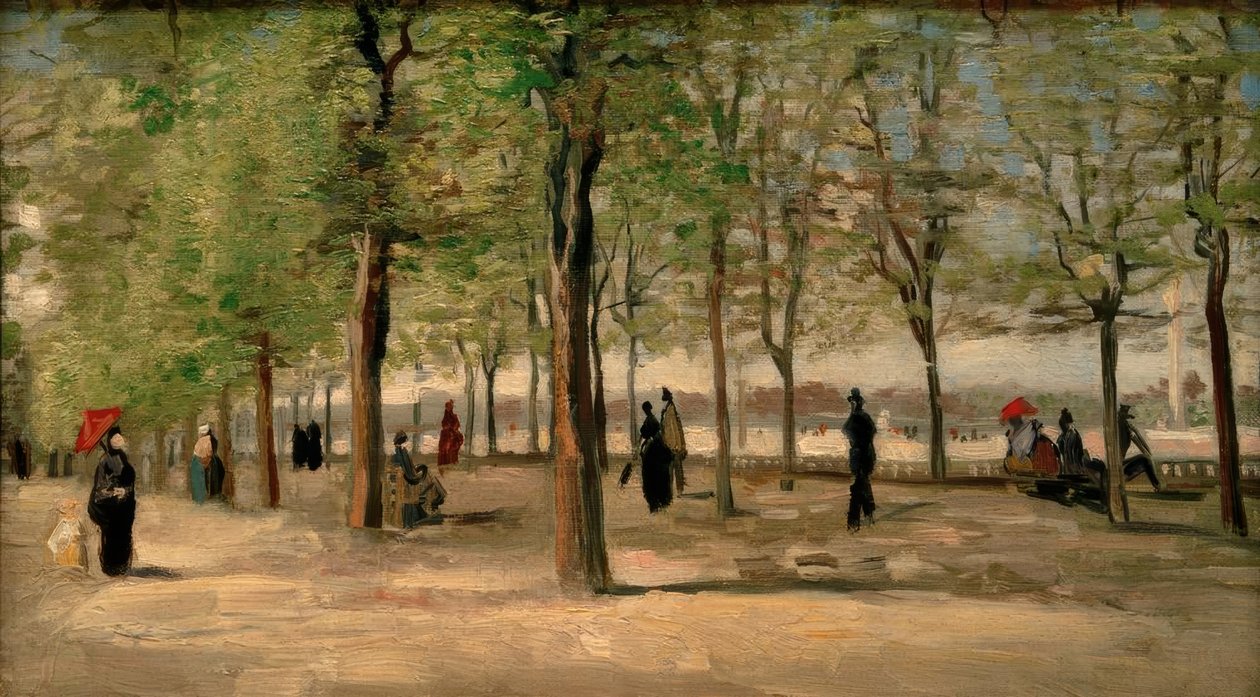 Sétány a Jardin du Luxembourgban alkotó: Vincent van Gogh