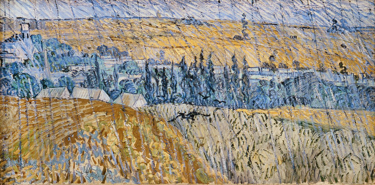 Eső - Auvers alkotó: Vincent van Gogh