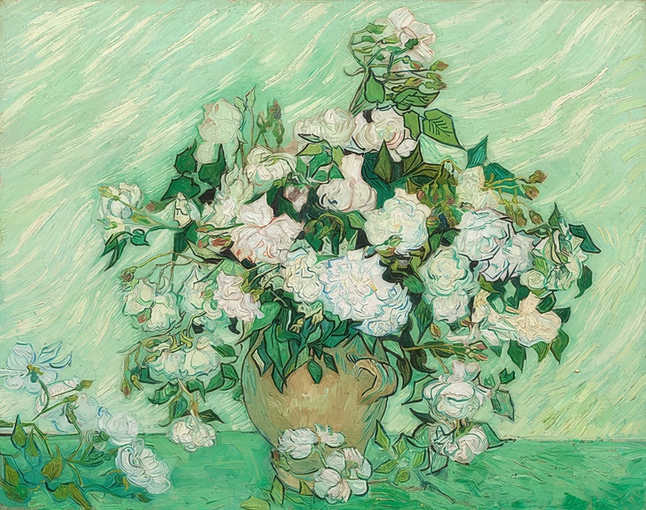 Rosen. 1890 alkotó: Vincent van Gogh