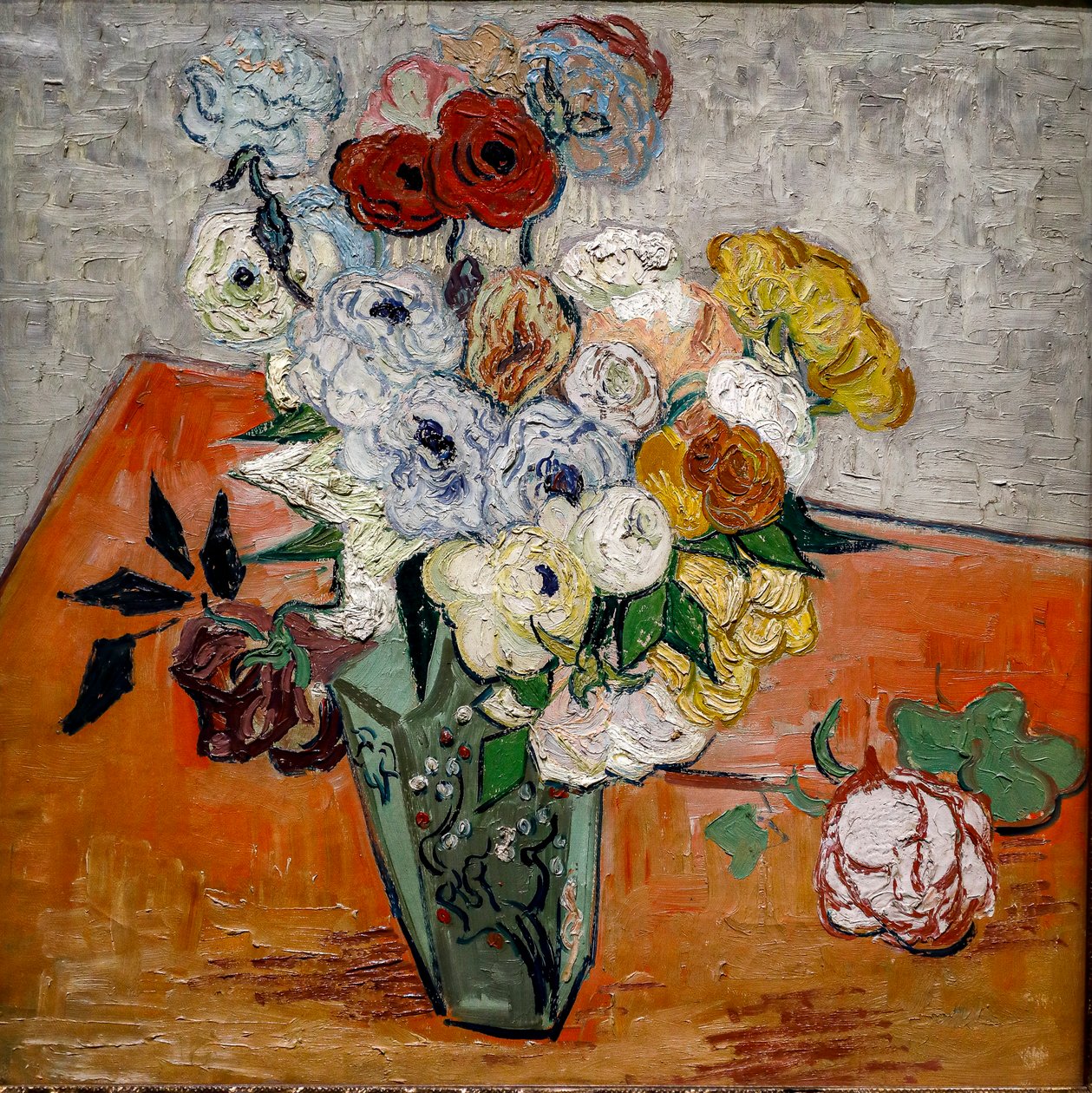 Rózsák és szélvirágok alkotó: Vincent van Gogh
