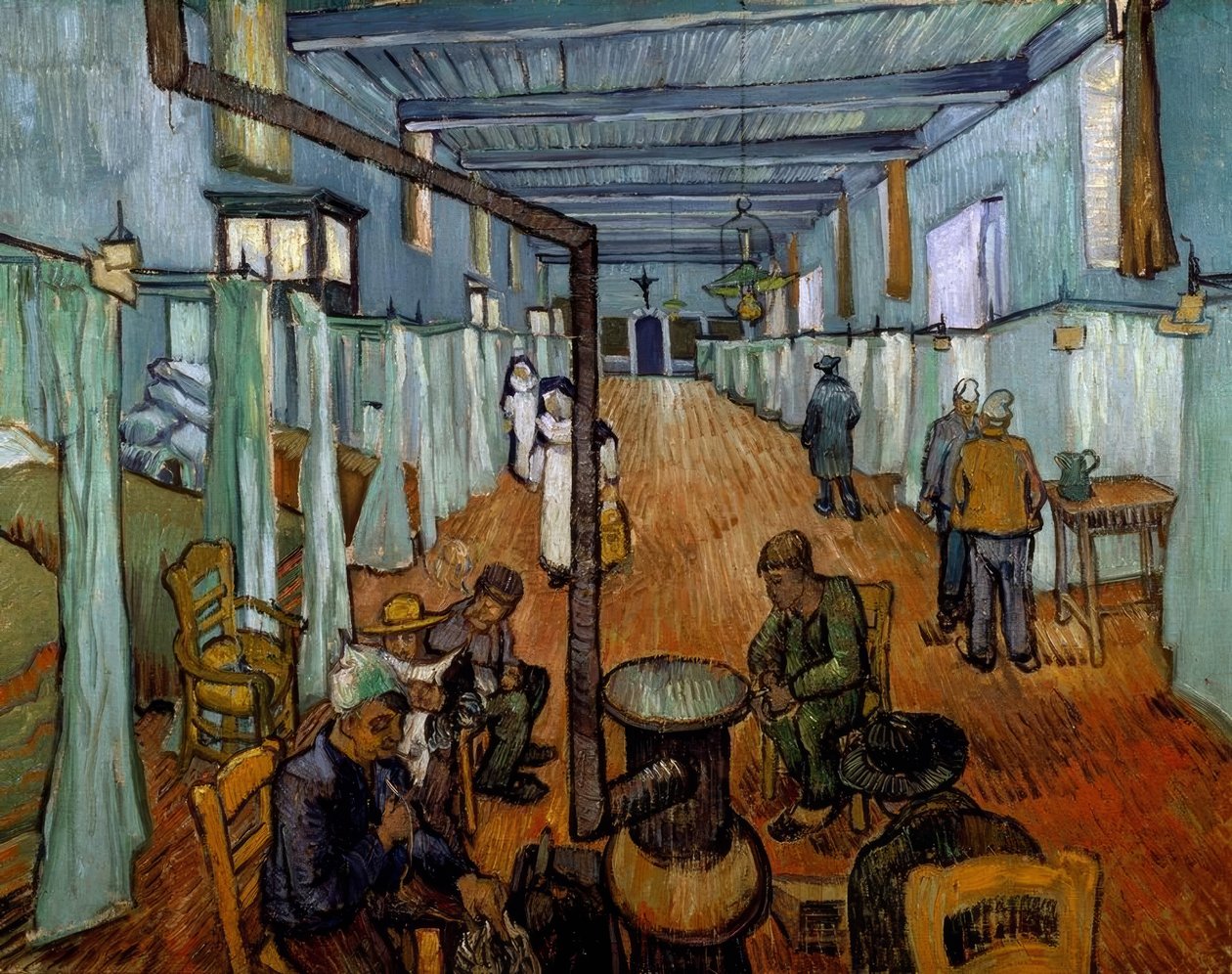 Kollégium az arles-i kórházban alkotó: Vincent van Gogh