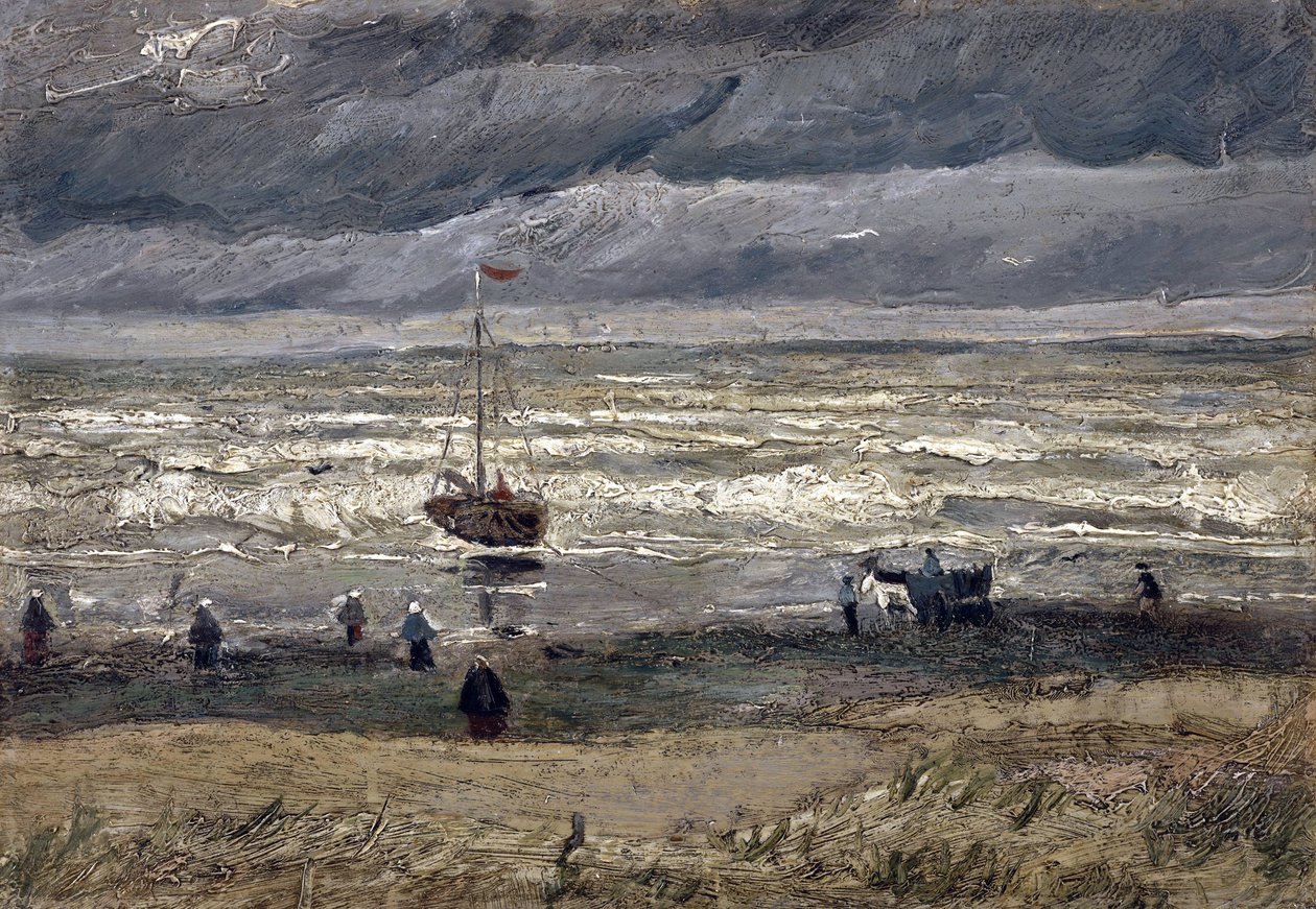 Sea at Scheveningen par Gogh, Vincent, van (1853-1890). Olaj, vászon, mérete: 34,5x61 alkotó: Vincent van Gogh