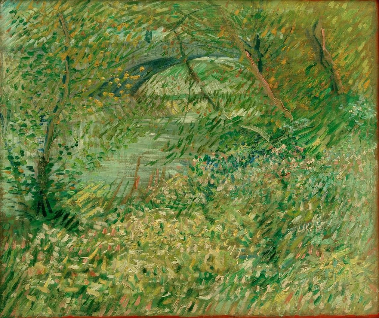 A Szajna partja tavasszal a Pont de Clichy-nél alkotó: Vincent van Gogh