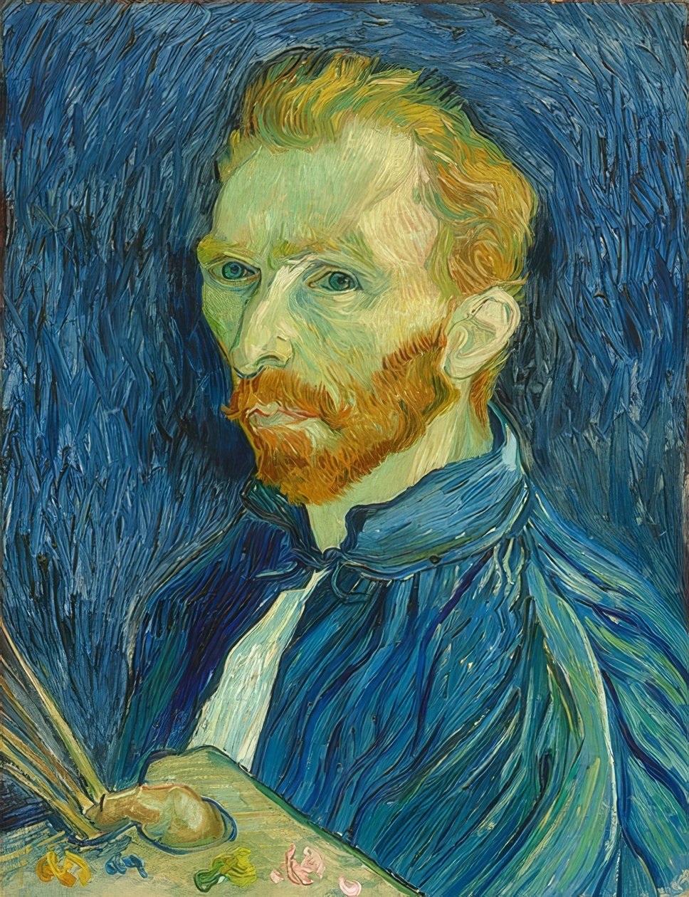 Önarckép. 1889 alkotó: Vincent van Gogh