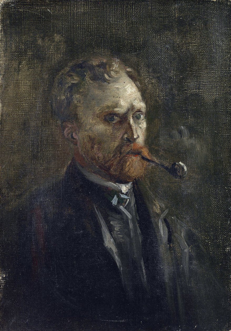 Önarckép: Gogh, Vincent, van (1853-1890). Olaj, vászon, mérete: 27,2x19 alkotó: Vincent van Gogh