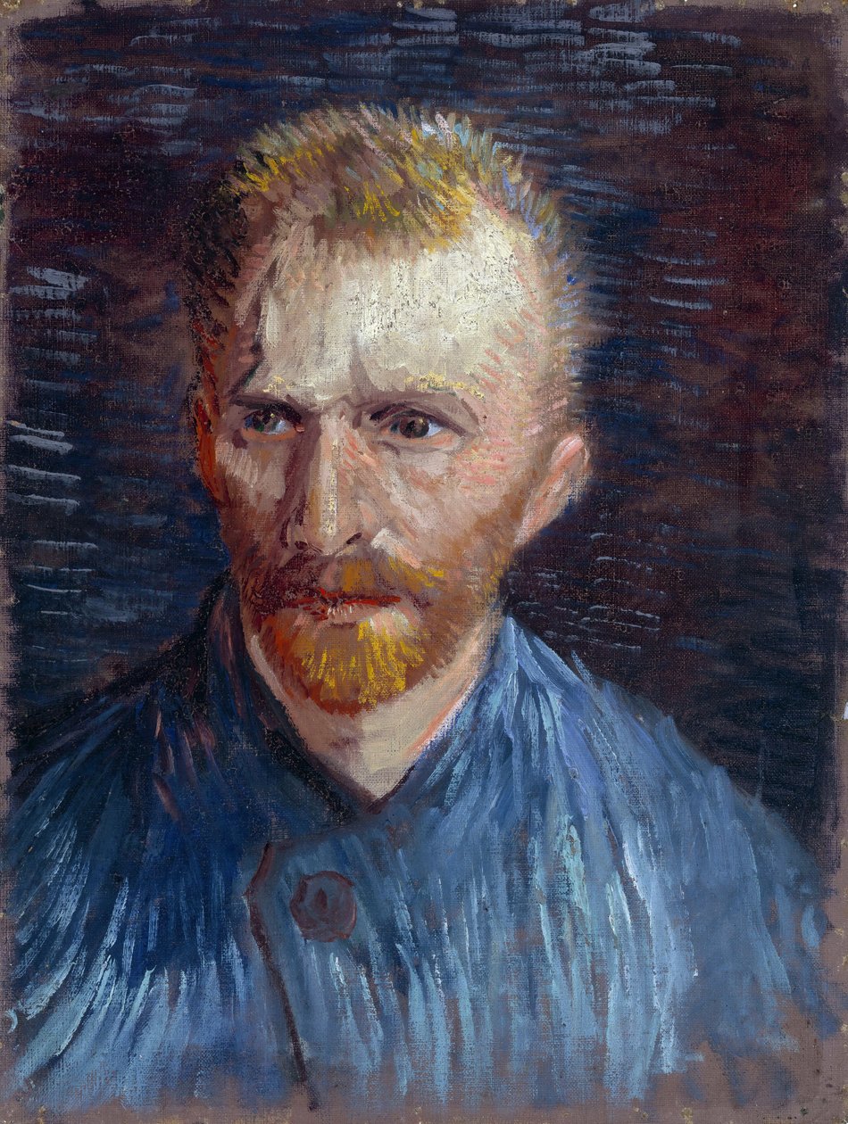 Önarckép: Gogh, Vincent, van (1853-1890). Olaj, vászon, mérete: 44,5x33,6 alkotó: Vincent van Gogh