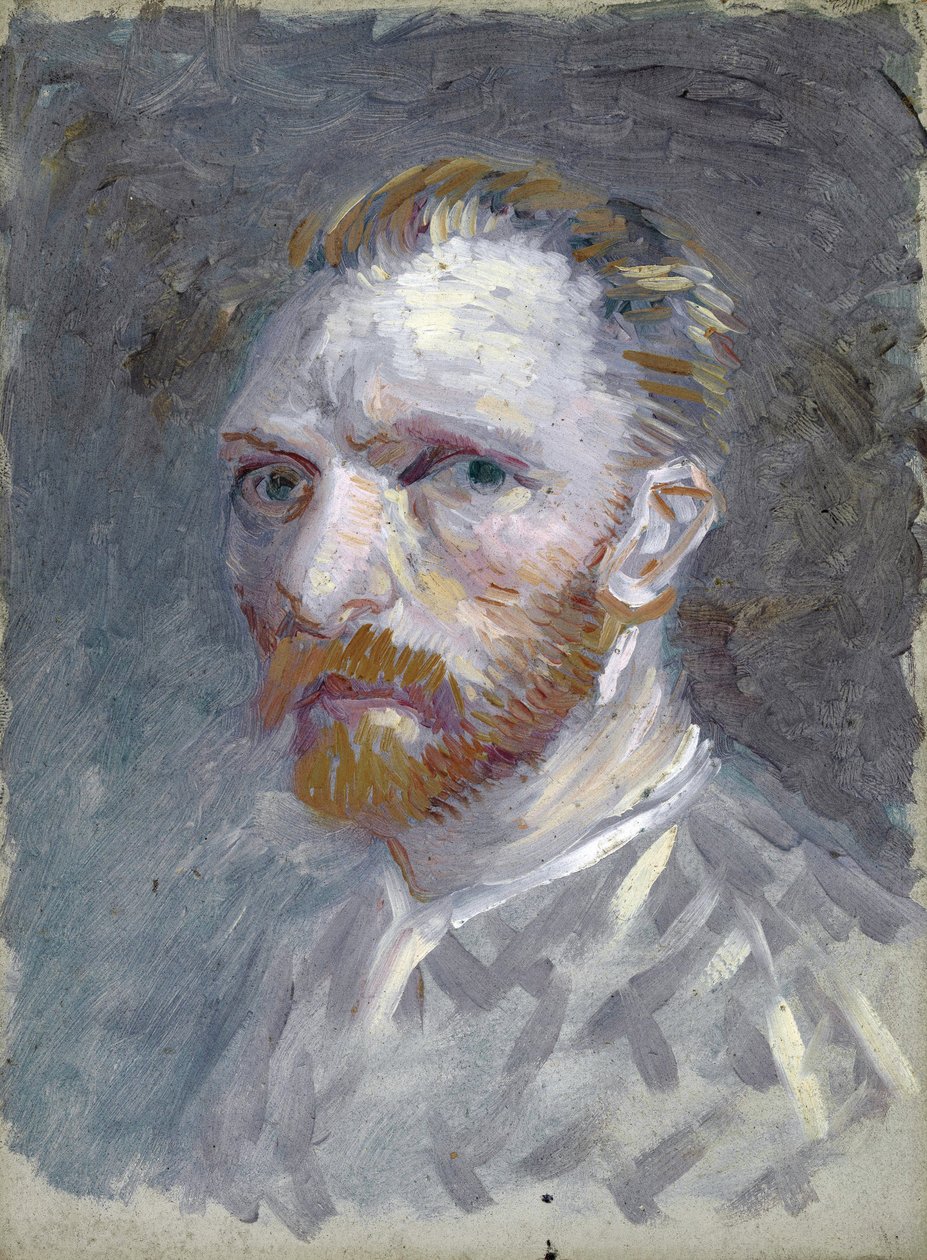 Önarckép: Gogh, Vincent, van (1853-1890). Olaj, karton, mérete: 19,1x14,1 alkotó: Vincent van Gogh