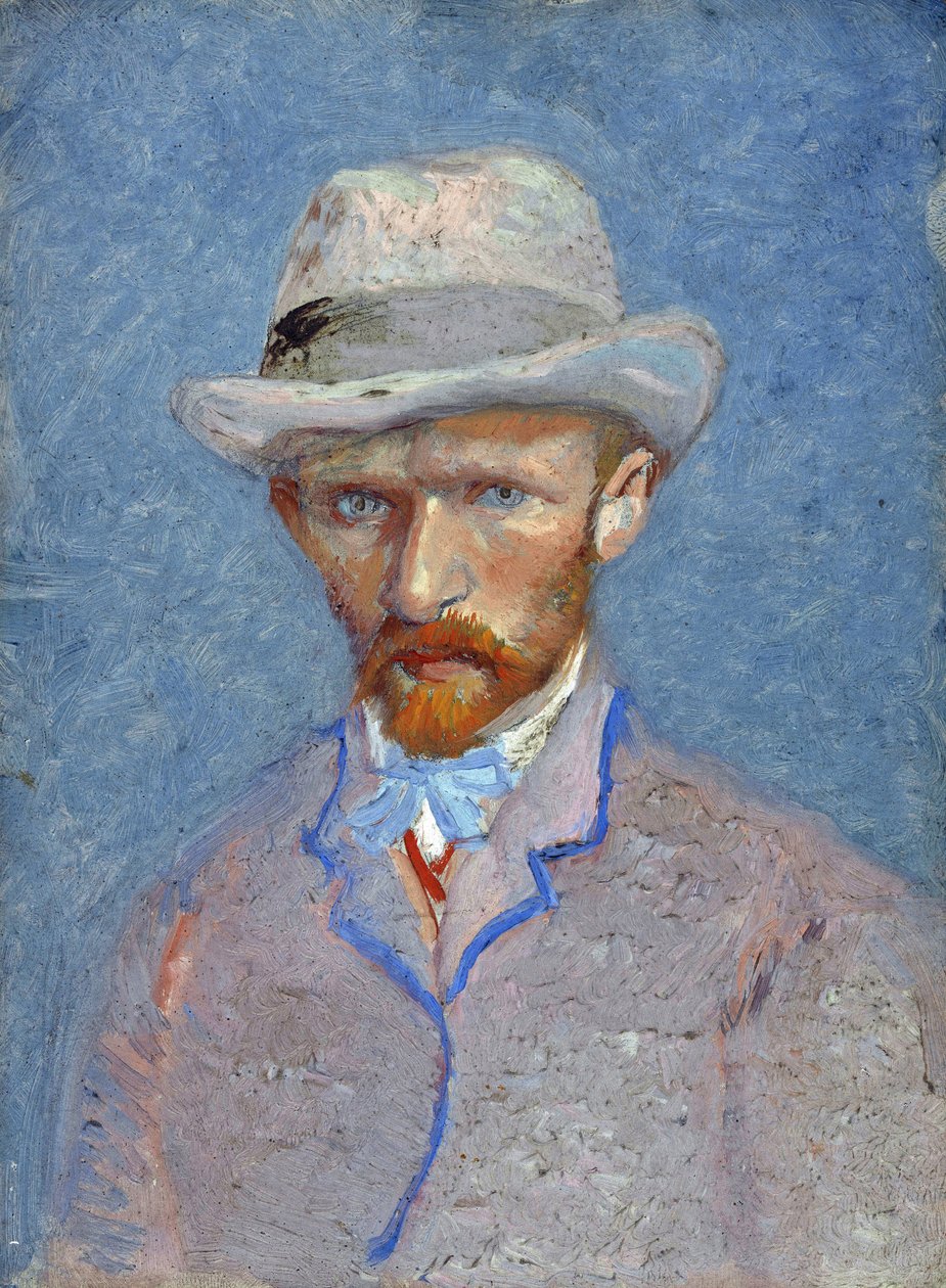 Önarckép: Gogh, Vincent, van (1853-1890). Olaj, karton, mérete: 19x14,1 alkotó: Vincent van Gogh