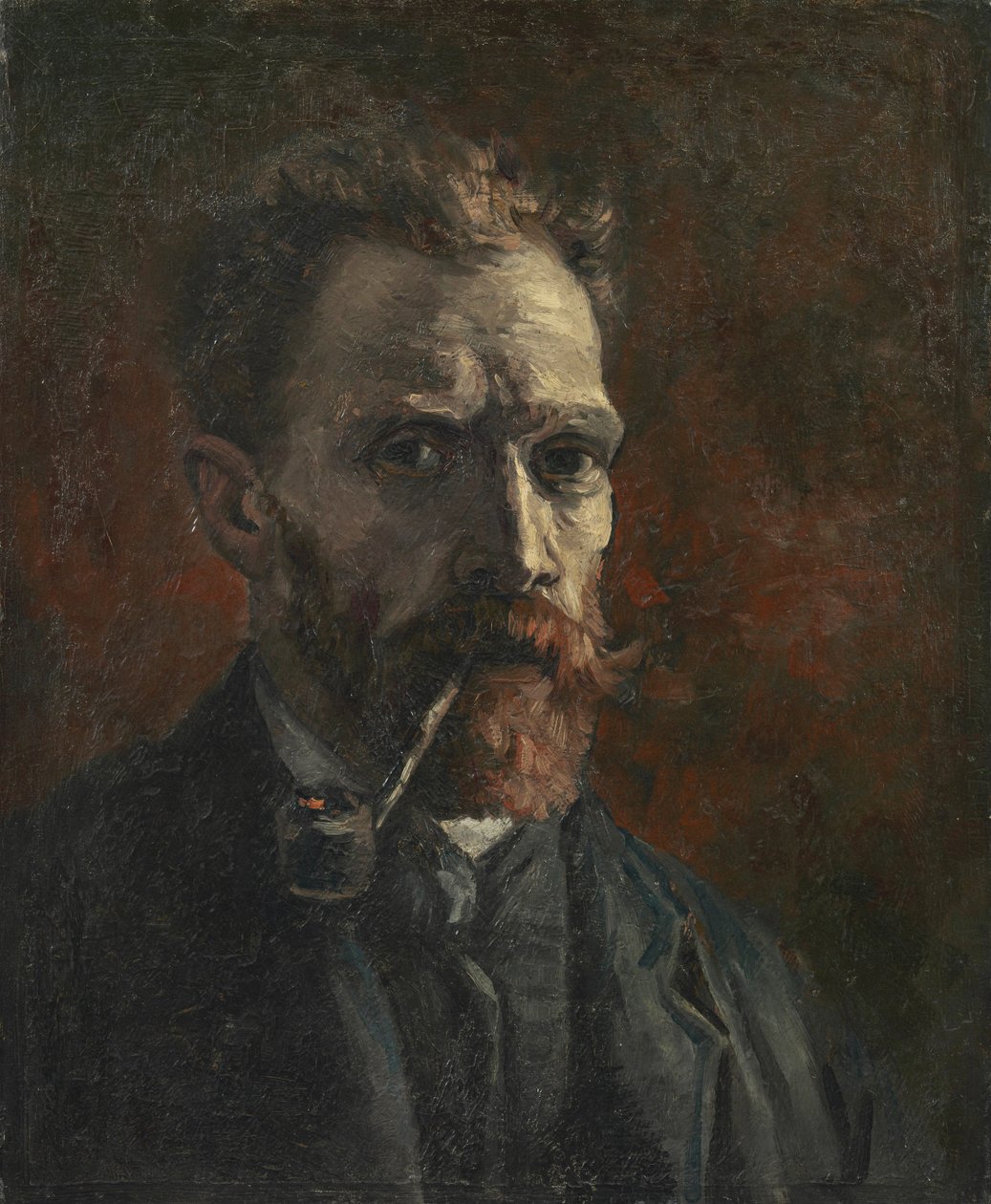Önarckép pipával alkotó: Vincent van Gogh