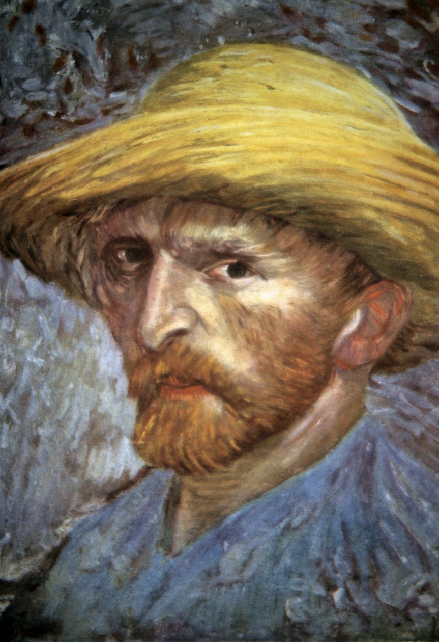 Önarckép szalmakalappal, 1887 alkotó: Vincent van Gogh