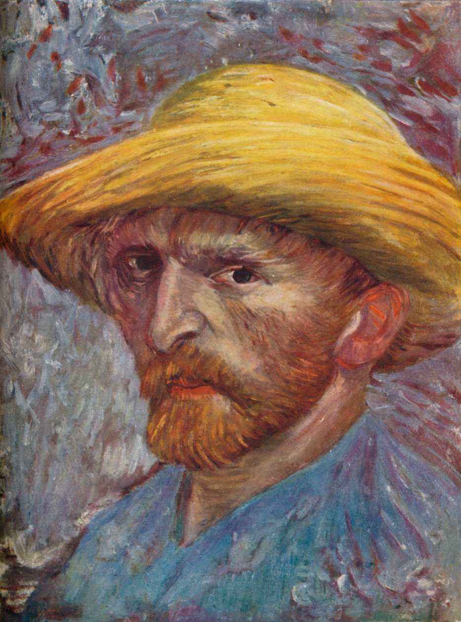 Önarckép szalmakalappal, 1887 alkotó: Vincent van Gogh
