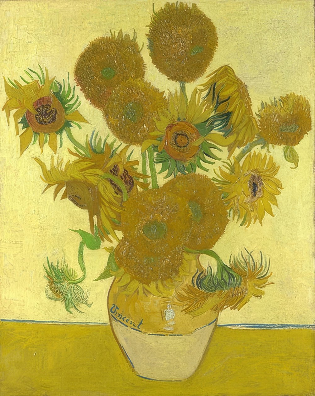 Napraforgók. 1888 alkotó: Vincent van Gogh