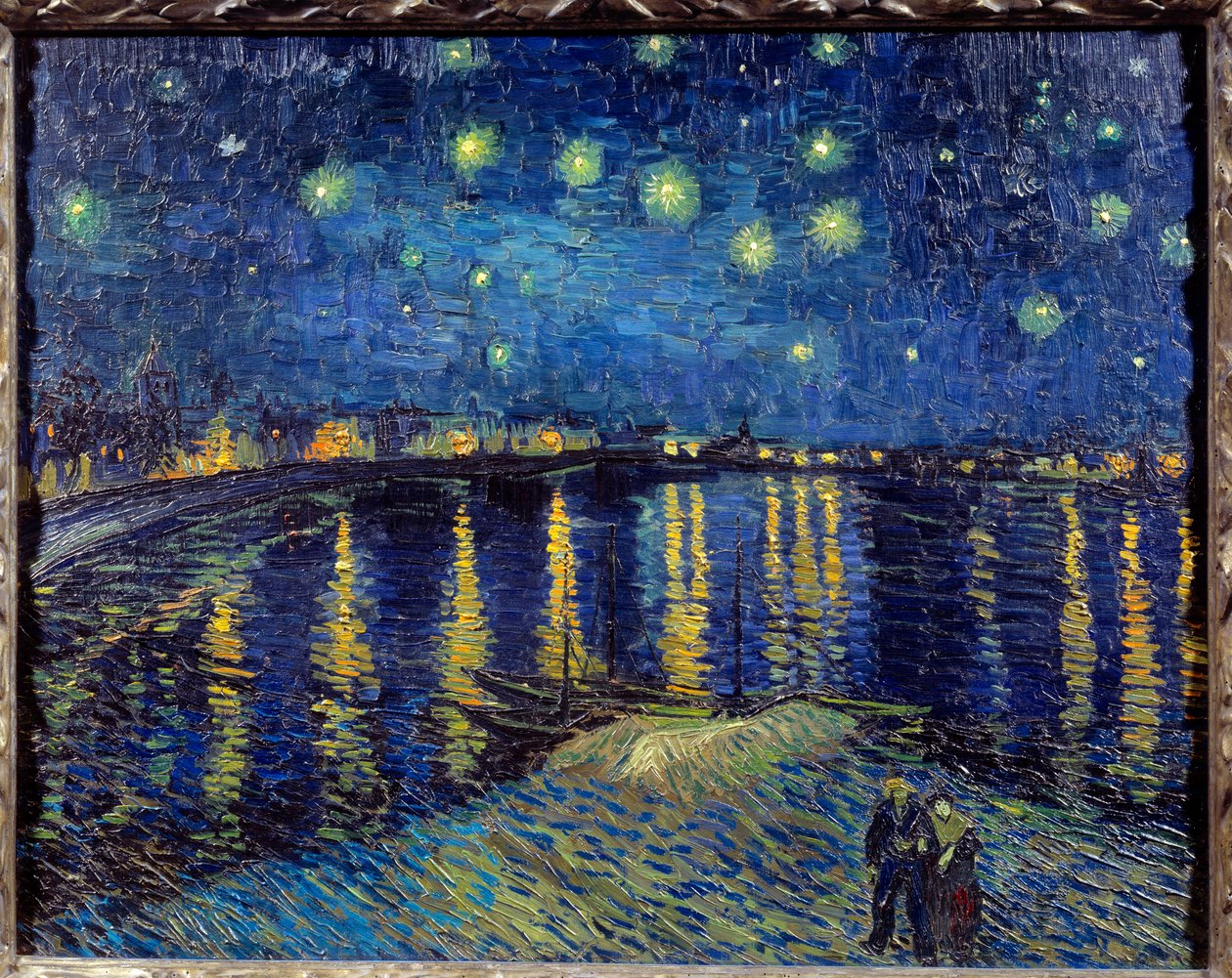 Csillagos éjszaka a Rhône fölött alkotó: Vincent van Gogh